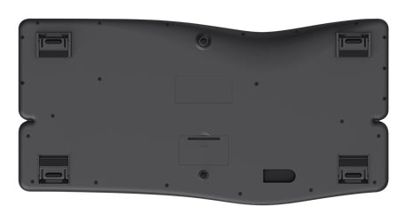 Trust Keyra Ergonomic multidevice wireless keyboard - Black