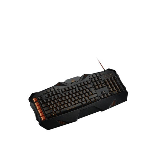 Canyon Fobos keyboard Gaming USB Black, Orange
