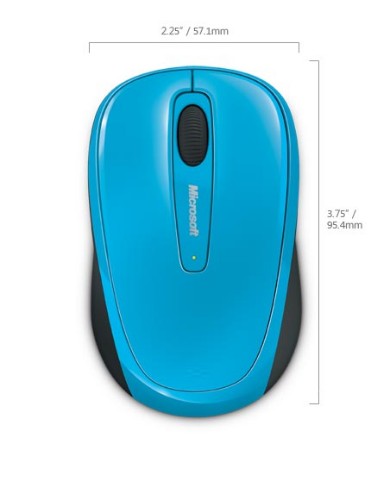 Microsoft Wireless Mobile 3500 mouse Ambidextrous RF Wireless BlueTrack