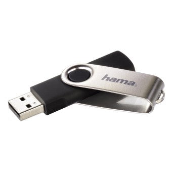 Hama 16GB USB 2.0 USB flash drive USB Type-A Black, Silver