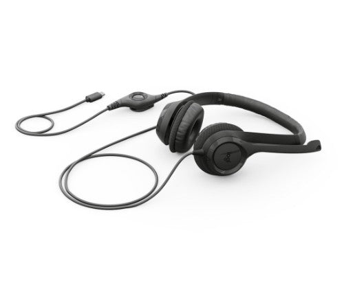 Logitech H390 USB Headset Wired Head-band Calls/Music USB Type-C Black