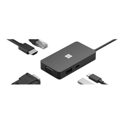 Microsoft 1E4-00002 laptop dock/port replicator Black