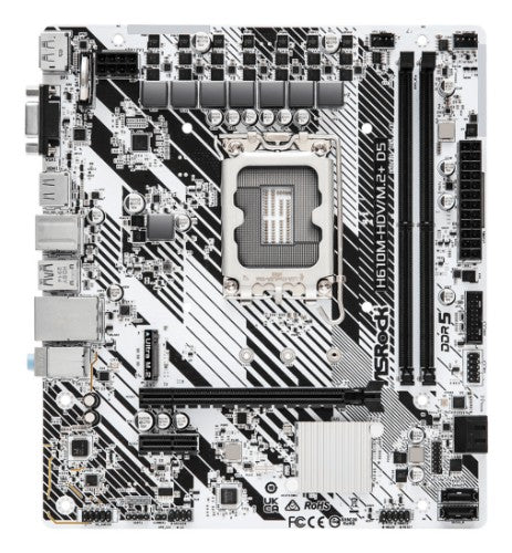 Asrock H610M-HDV/M.2+ D5 Intel H610 LGA 1700 micro ATX