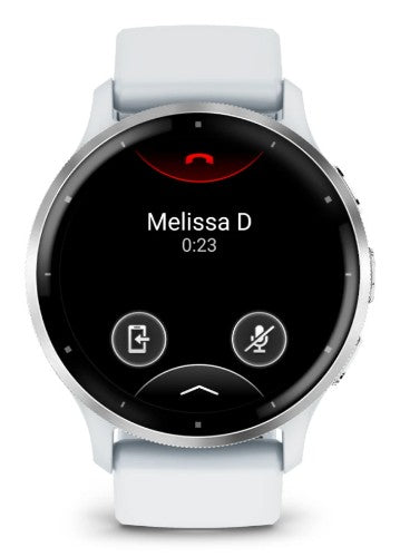 Garmin Venu 3 3.56 cm (1.4") AMOLED 45 mm Digital 454 x 454 pixels Touchscreen Silver, White Wi-Fi GPS (satellite)
