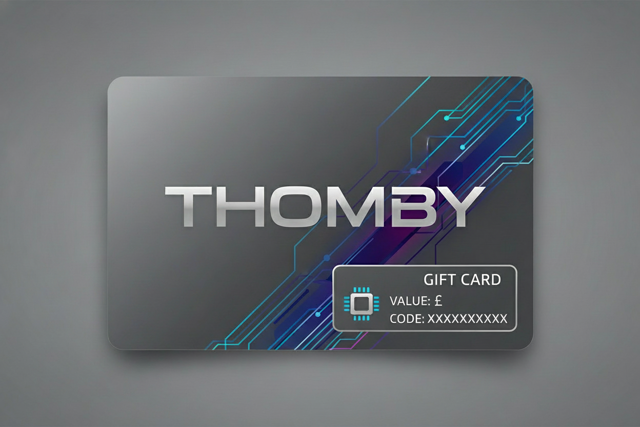 please can you use the thomby logo and put the value in £