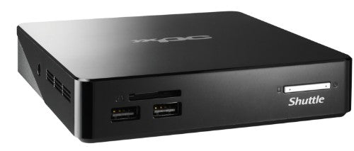 Shuttle XPC nano NS02EV2 PC/workstation Rockchip RK3368 2 GB DDR3L-SDRAM 16 GB eMMC Android 8.1 Nettop Mini PC Black