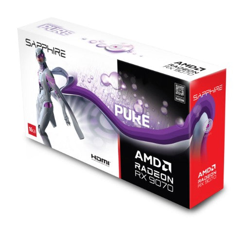 Sapphire PURE Radeon RX 9070 AMD 16 GB GDDR6