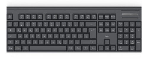 Hama WKM-100 keyboard Mouse included Universal RF Wireless QWERTY UK International Black