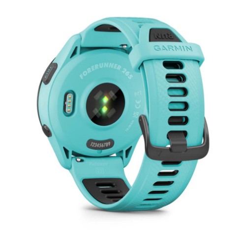 Garmin Forerunner 265 3.3 cm (1.3") AMOLED 46 mm Digital 416 x 416 pixels Touchscreen Black, Blue Wi-Fi GPS (satellite)