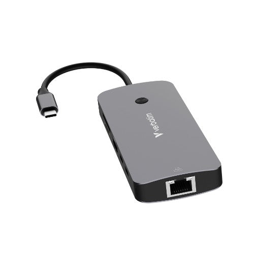 Verbatim CMH-09 USB Type-C 10000 Mbit/s Silver
