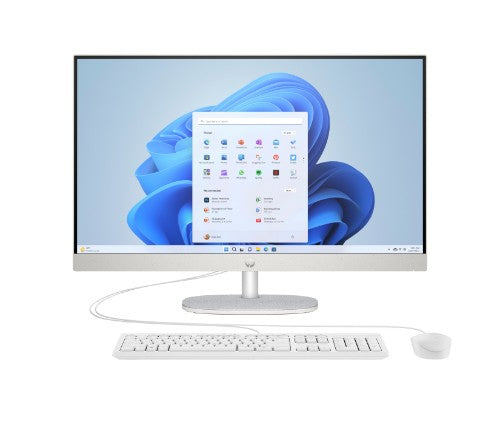 HP All-in-One 27-cr0045na Intel® Core™ i5 i5-1335U 68.6 cm (27") 1920 x 1080 pixels All-in-One PC 8 GB DDR4-SDRAM 512 GB SSD Windows 11 Home Wi-Fi 6 (802.11ax) White