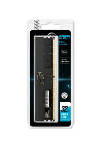 Klevv 32GB PC RAM MODULE DDR5 5600MT/s PC5-44800 UNBUFFERED NON-ECC 1.1V 2GX8 CL46