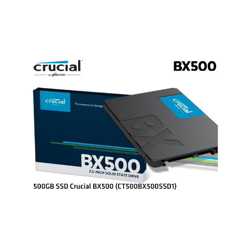 Crucial CT500BX500SSD1 internal solid state drive 500 GB 2.5" Serial ATA III 3D NAND