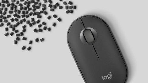 Logitech 910-007015 mouse Travel Ambidextrous RF Wireless + Bluetooth Optical 4000 DPI