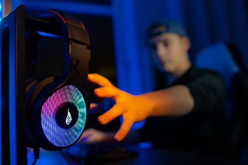 SureFire Harrier 360 Headset Wired Head-band Gaming USB Type-A Carbon