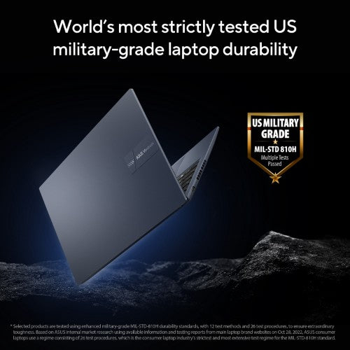 ASUS Vivobook 15 M1502XA-BQ001W AMD Ryzen™ 9 7940HS Laptop 39.6 cm (15.6") Full HD 16 GB DDR5-SDRAM 512 GB SSD Wi-Fi 6 (802.11ax) Windows 11 Home Blue