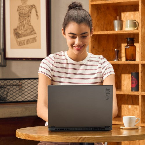 ASUS TUF Gaming A14 FA401GM-RG005W AMD Ryzen AI 9 465 Laptop 35.6 cm (14") WQXGA 16 GB LPDDR5x-SDRAM 1 TB SSD NVIDIA GeForce RTX 5060 Wi-Fi 6E (802.11ax) Windows 11 Home Black, Grey