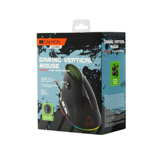 Canyon Emisat mouse Gaming Right-hand USB Type-A Optical 4800 DPI