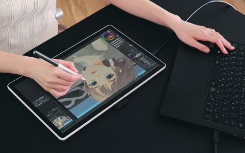 Wacom One 14 graphic tablet Black, White 2540 lpi 309 x 174 mm USB