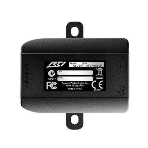 RTI ESC-2+ serial converter/repeater/isolator RJ-45 Black