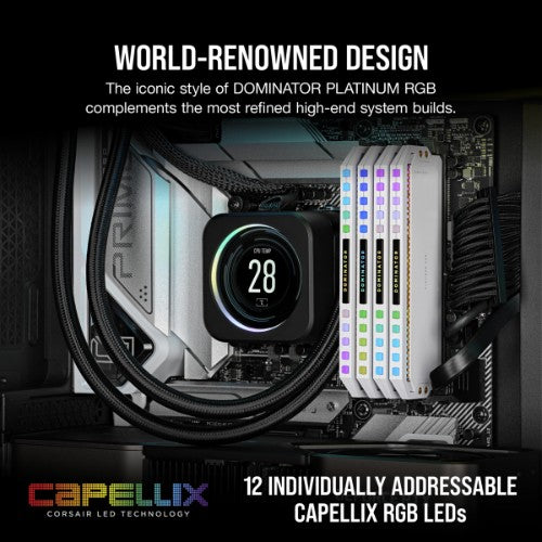 Corsair Dominator CMT64GX5M2B5200C40W memory module 64 GB 2 x 32 GB DDR5 5200 MHz