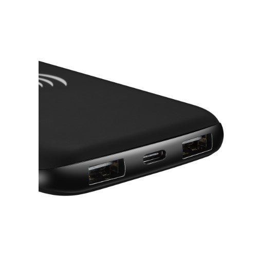 Canyon CNS-TPBW8B power bank Lithium Polymer (LiPo) 8000 mAh Wireless charging Black