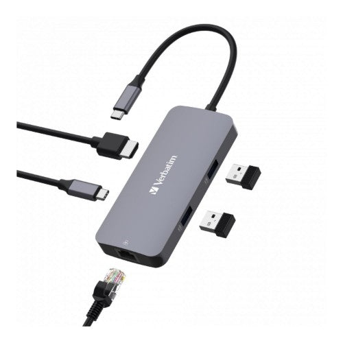 Verbatim CMH-05 USB Type-C 5000 Mbit/s Silver