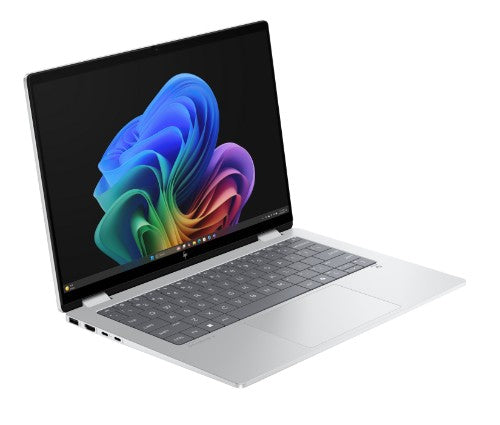 HP OmniBook X FlipNGAI 14-fm0005na Copilot+ PC Intel Core Ultra 5 226V Hybrid (2-in-1) 35.6 cm (14") Touchscreen 2K 16 GB LPDDR5x-SDRAM 512 GB SSD Wi-Fi 7 (802.11be) Windows 11 Home Silver