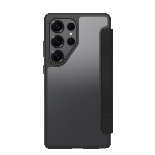 OtterBox React Folio Series for Samsung Galaxy S25 Ultra, transparent/black - No Retail Packaging