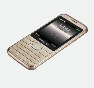 Prestigio Grace A1 7.11 cm (2.8") 102 g Gold Feature phone