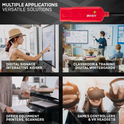 Lindy 12m USB 2.0 Active Extension Pro Hub