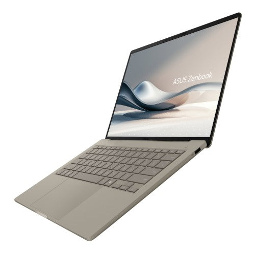 ASUS Zenbook A14 UX3407QA-QD244W Copilot+ PC Qualcomm Snapdragon X1-26-100 Laptop 35.6 cm (14") WUXGA 16 GB LPDDR5x-SDRAM 1 TB SSD Wi-Fi 6E (802.11ax) Windows 11 Home Beige