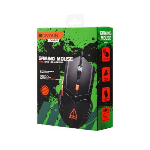 Canyon Vigil mouse Gaming Right-hand USB Type-A Optical 3200 DPI