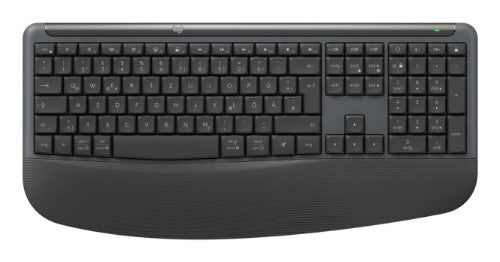Logitech Signature Comfort Plus Combo MK880 for Business keyboard Mouse included Universal USB + Bluetooth QWERTZ German Graphite