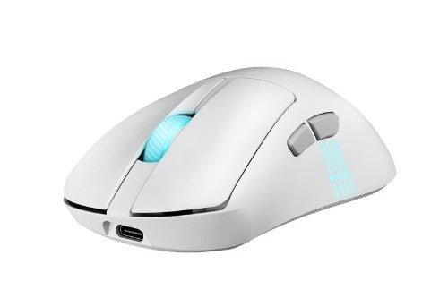 ASUS ROG Keris II Origin WHT mouse Gaming Right-hand RF Wireless + Bluetooth + USB Type-A Optical 42000 DPI