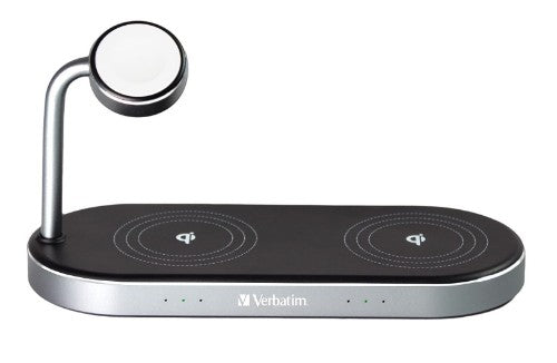 Verbatim WCS-03 Universal Black USB Wireless charging Fast charging Indoor
