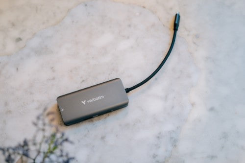 Verbatim USB-C Essentials Multiport Hub 6 ports: RJ45, HDMI, USB-C PD, 3 x USB-A 3.2 Gen 1
