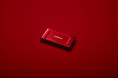 Kingston Technology 2TB XS1000 Red External USB 3.2 Gen 2 Portable Solid State Drive