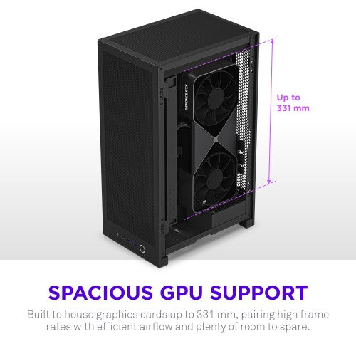 NZXT H2 Flow Small Form Factor (SFF) Black