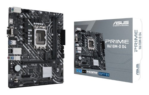 ASUS PRIME H610M-D D4 Intel H610 LGA 1700 micro ATX