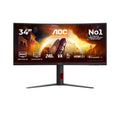 AOC G4 CU34G4Z computer monitor 86.4 cm (34") 3440 x 1440 pixels Wide Quad HD LED Black, Red