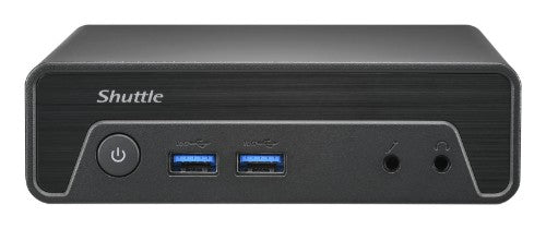 Shuttle Nano PC NE10N, Intel N 100, 1x HDMI, 1x DP, 6x USB, 1x LAN, fanless, 24/7 permanent operation, incl. VESA
