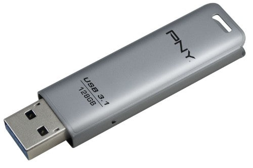 PNY FD128ESTEEL31G-EF USB flash drive 128 GB 3.2 Gen 1 (3.1 Gen 1) Stainless steel