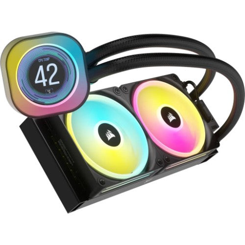Corsair CW-9061007-WW computer cooling system Processor Air cooler 12 cm Black 2 pc(s)