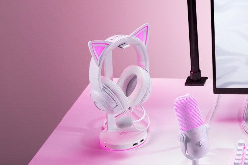 Razer Kraken Kitty V2 Headset Wired Head-band Gaming USB Type-A White