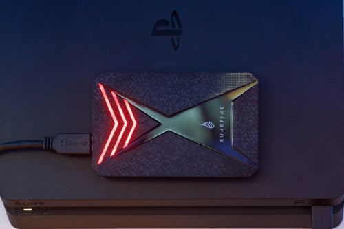 SureFire Gaming external hard drive 1000 GB Black, Grey