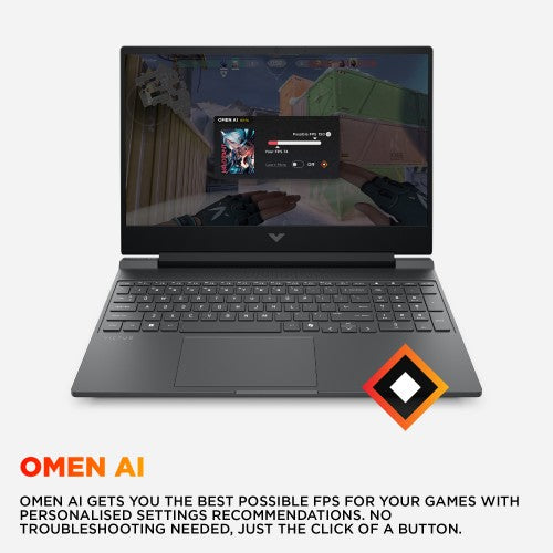 HP Victus Gaming 15-fa2007na Intel Core 7 240H Laptop 39.6 cm (15.6") Full HD 24 GB DDR5-SDRAM 1 TB SSD NVIDIA GeForce RTX 5060 Wi-Fi 6 (802.11ax) Windows 11 Home Black