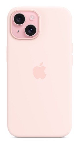 Apple iPhone 15 Silicone Case with MagSafe - Light Pink