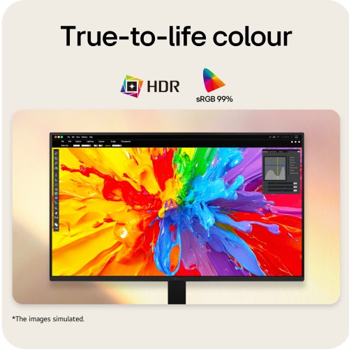 LG Monitor U4 24U411B-B 24-inch IPS Full HD 144Hz Monitor
