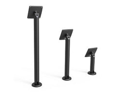 Compulocks VESA Tilting Kiosk Stand 4" with Cable Management Black